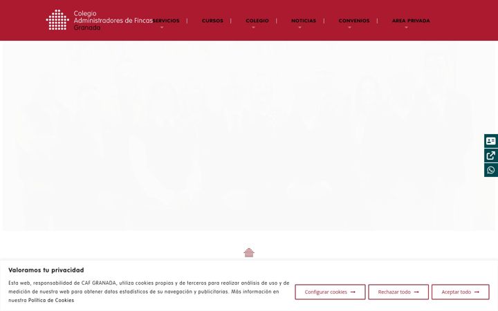 Captura de ecrã de cafgranada.es