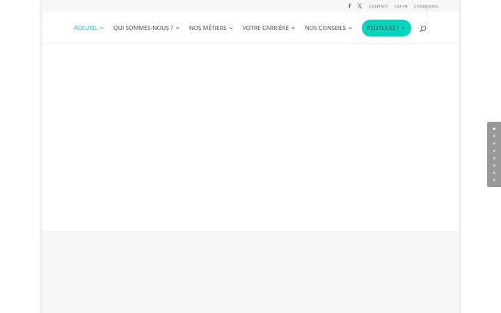 Screenshot di cafhautegaronne-recrutement.fr