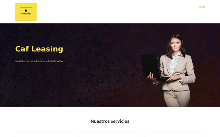 Screenshot of cafleasing.com