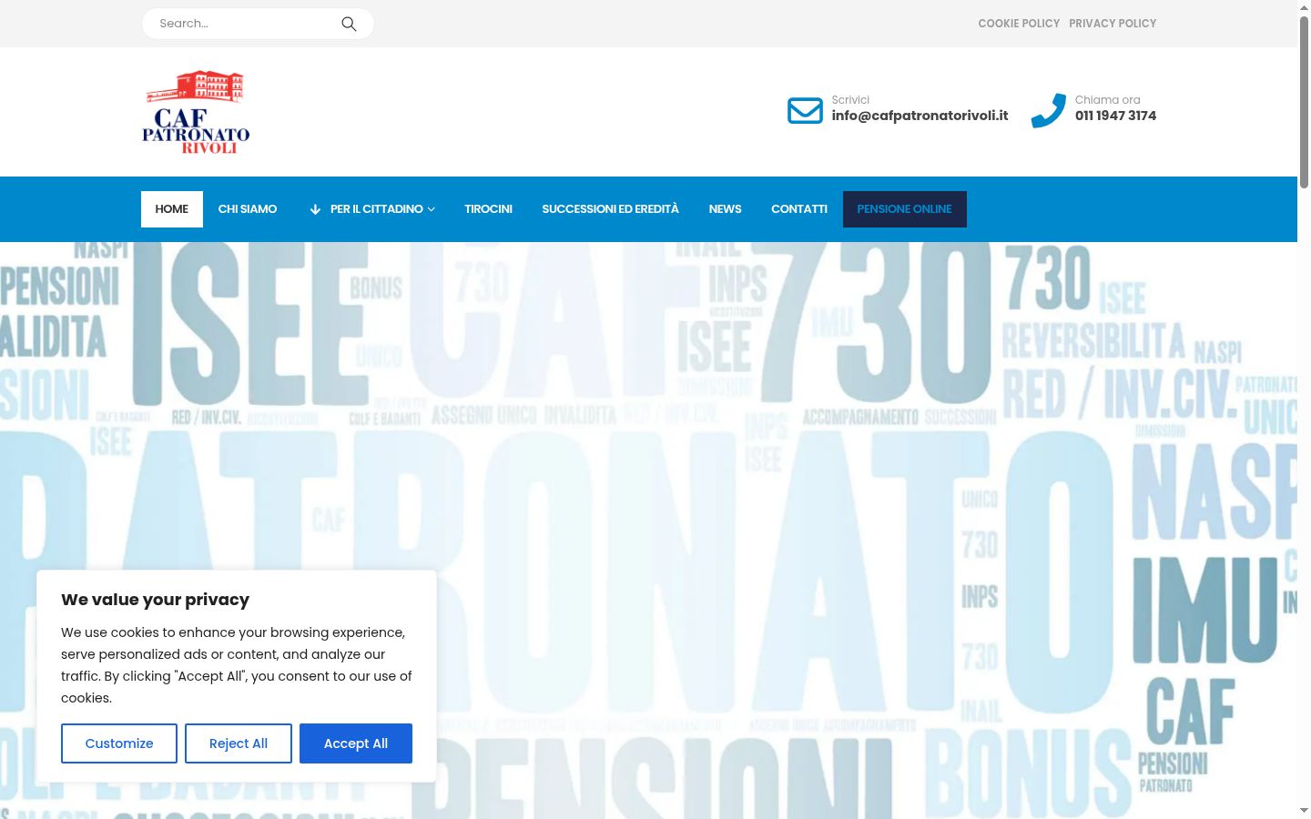 Snímka obrazovky banera súhlasu zobrazeného pred akoukoľvek interakciou