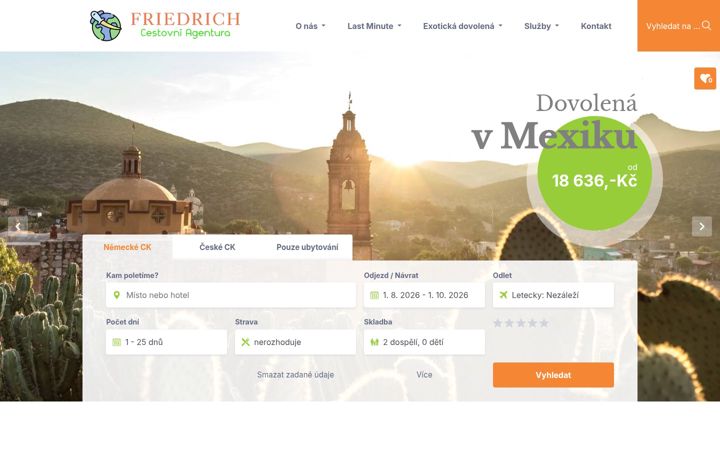 Screenshot of cafriedrich.cz