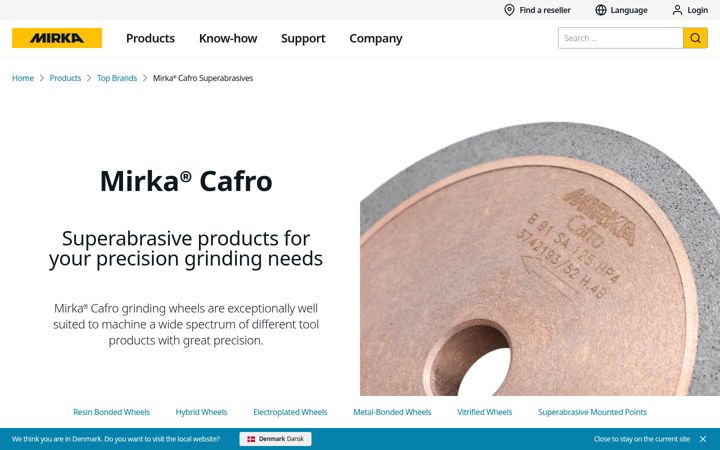 Screenshot of cafro.com