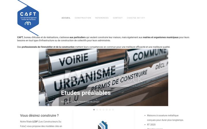 Screenshot of caft06.fr
