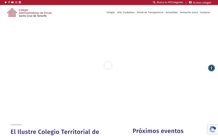 Screenshot of caftenerife.org