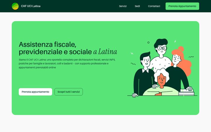 Screenshot of cafucilatina.it