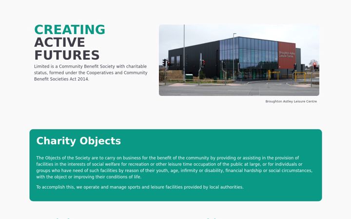 Screenshot of cafutures.org.uk