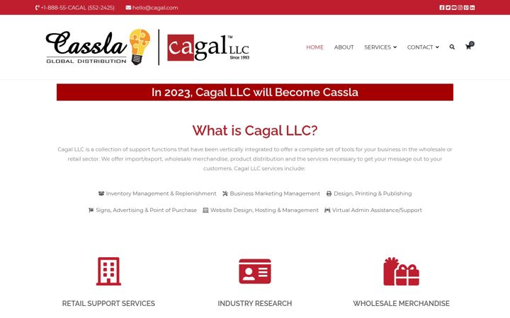 Screenshot of cagal.com