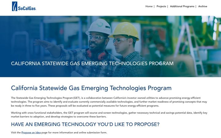 Screenshot of cagastech.com