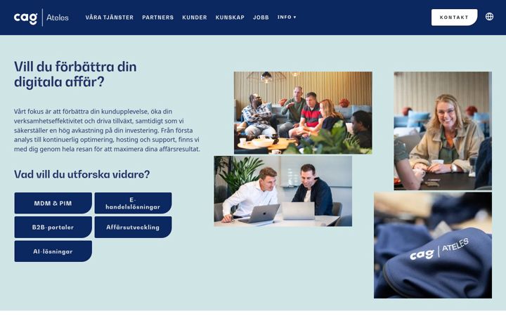 Screenshot of cagateles.com