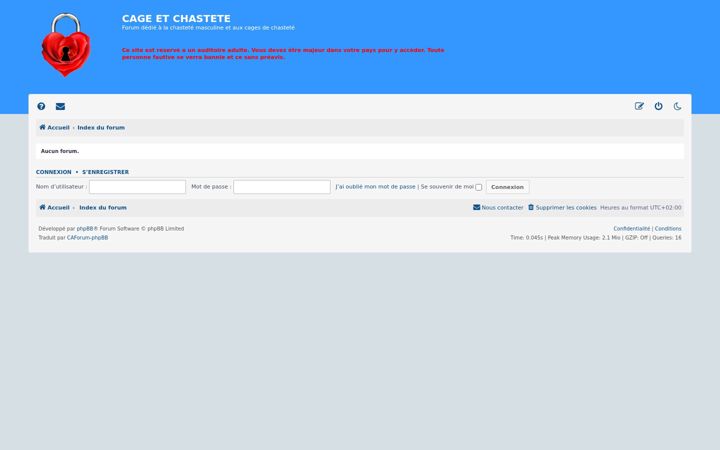 Screenshot of cage-et-chastete.com