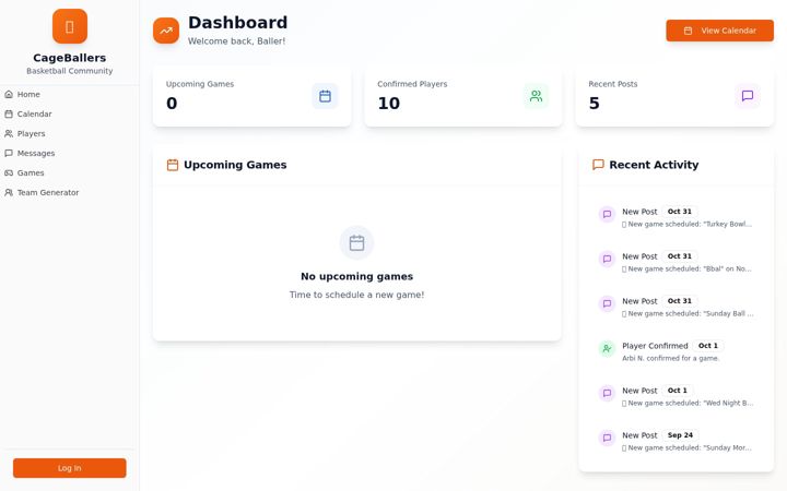 Screenshot of cageballers.com