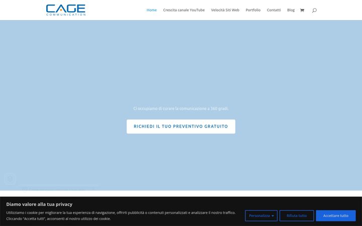Screenshot von cagecommunication.it