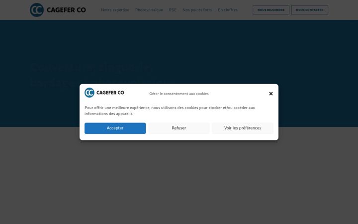 Screenshot of cageferco.com