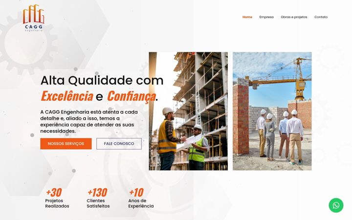 Zrzut ekranu caggengenharia.com.br