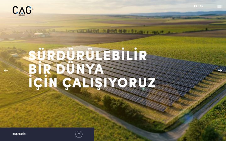 Ekrano kopija caggroup.com.tr