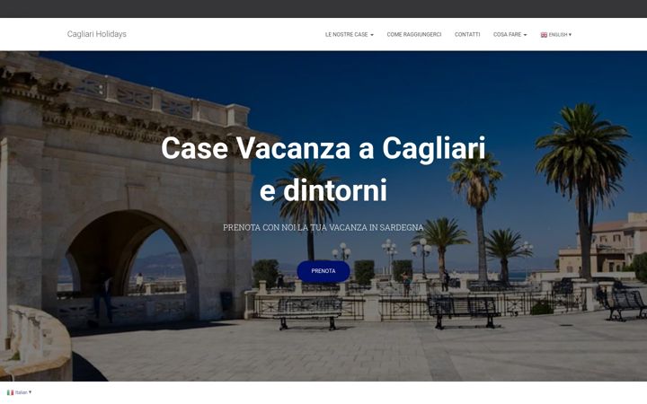 Zrzut ekranu cagliariholidays.it