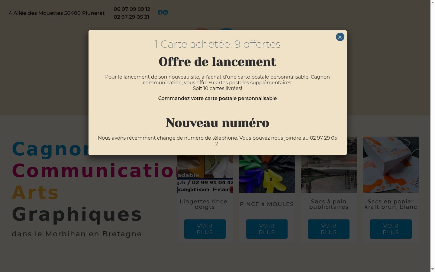 Captura de ecrã do banner de consentimento apresentado antes de qualquer interação