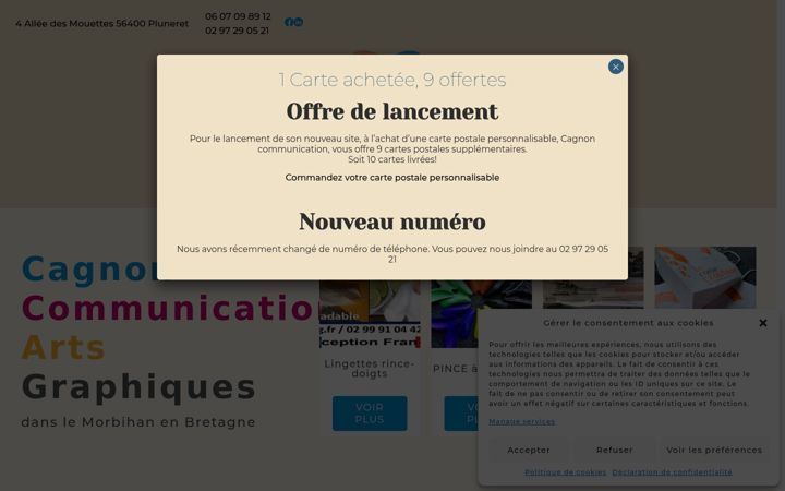 Zrzut ekranu cagnon-cag.fr