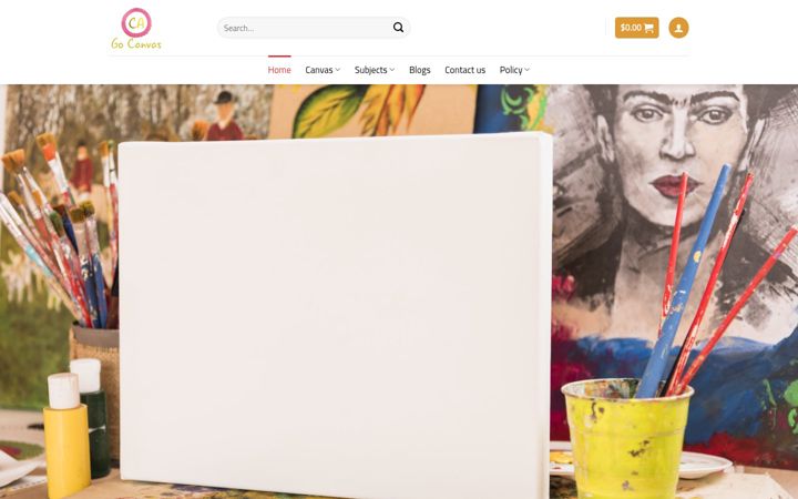 Screenshot of cagocanvas.com
