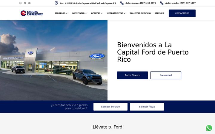 Screenshot of caguasexpressway.com