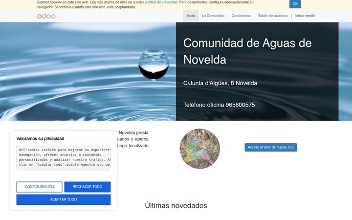 Screenshot of caguasnovelda.org