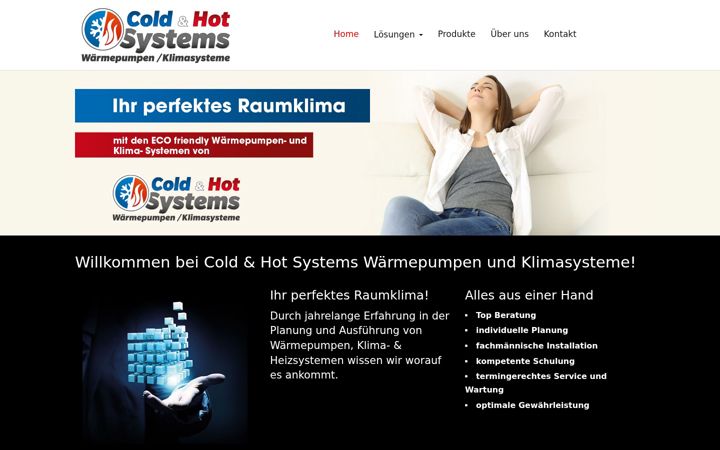 Screenshot of cah-systems.com