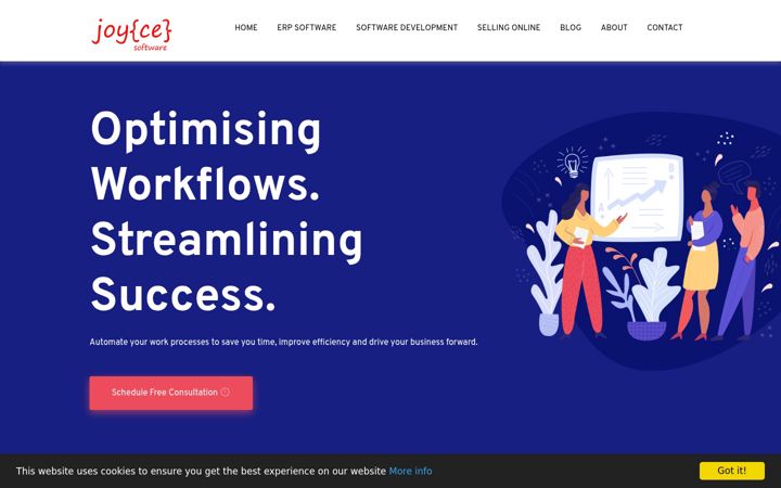 Screenshot of cahersoftware.com