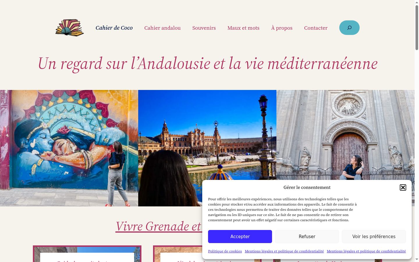 Screenshot tal-banner tal-kunsens muri qabel kwalunkwe interazzjoni
