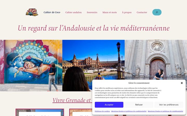 Screenshot of cahierdecoco.com