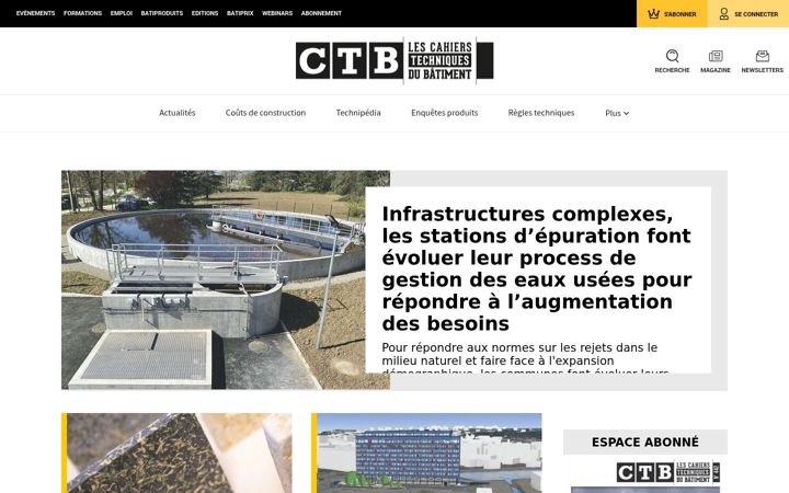 Zrzut ekranu cahiers-techniques-batiment.fr