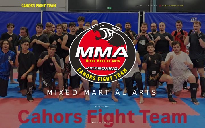 Zrzut ekranu cahors-fight-team.fr