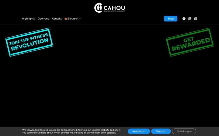 Screenshot of cahou.com