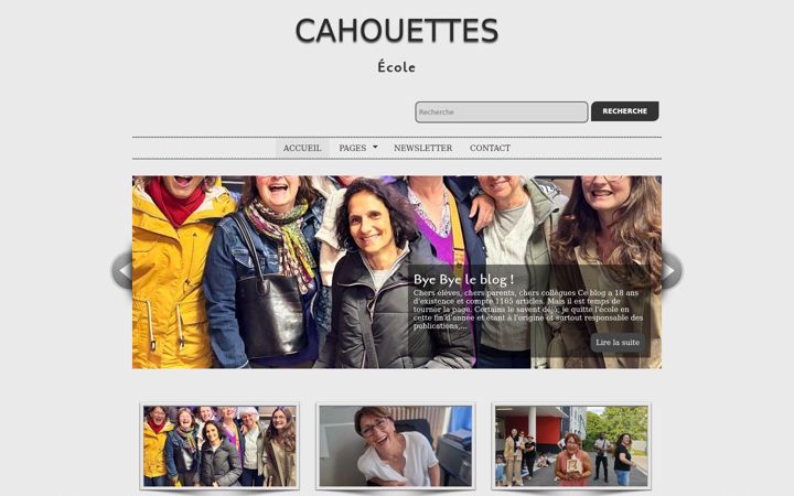 Screenshot of cahouettes.fr