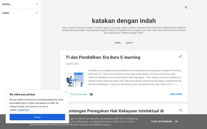 Screenshot of cahyasri.web.id