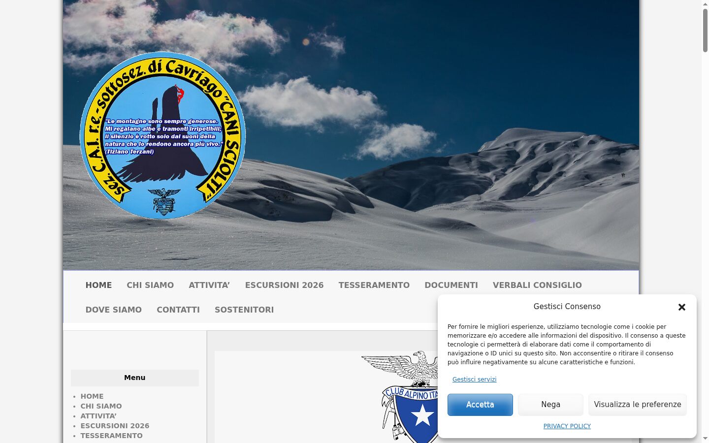 Screenshot van de toestemmingsbanner zoals getoond vóór enige interactie