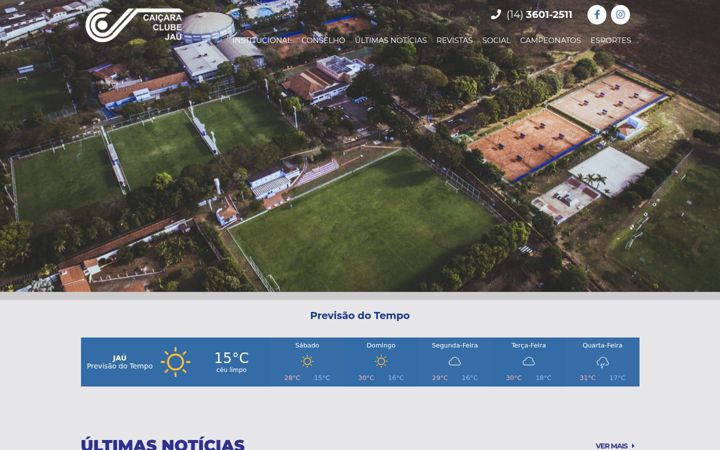 Screenshot of caicarajau.com.br