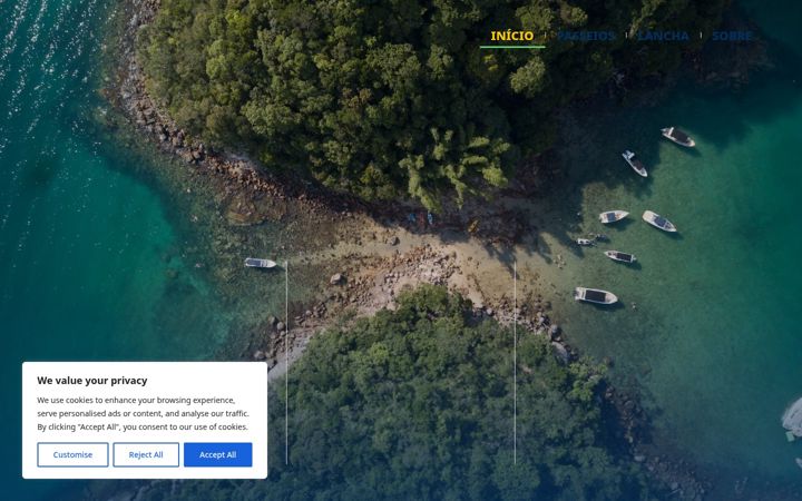 Screenshot of caicaraturismo.com