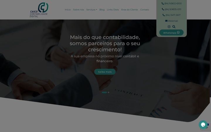 Zrzut ekranu caicocontabilidade.com.br