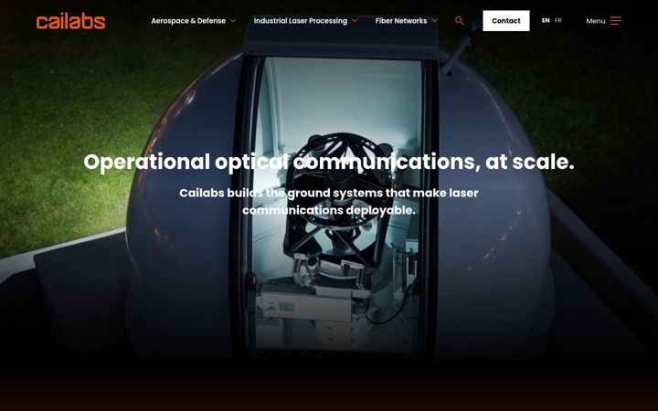 Screenshot of cailabs.com