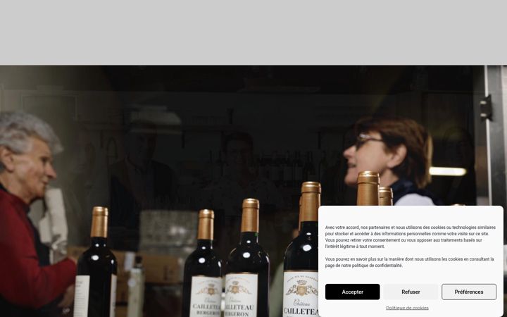 Screenshot of cailleteau-bergeron.com