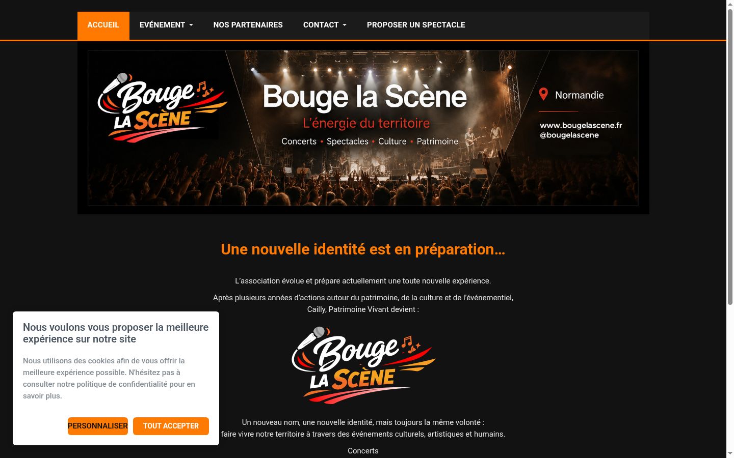 Screenshot tal-banner tal-kunsens muri qabel kwalunkwe interazzjoni