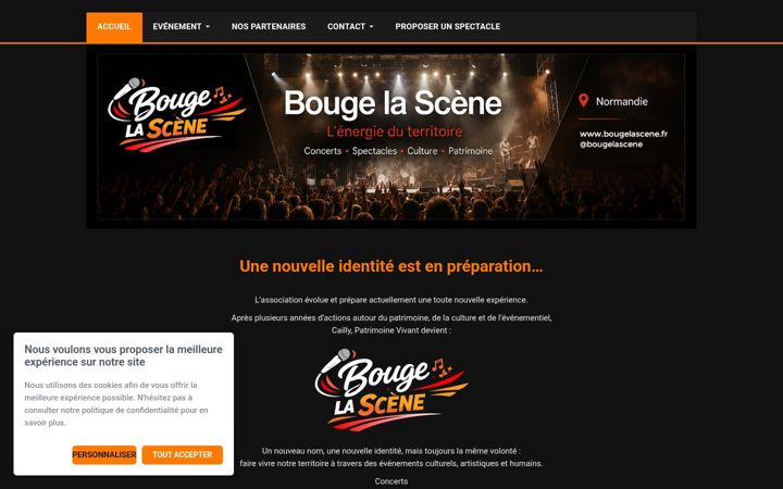 Screenshot of caillypatrimoinevivant.fr