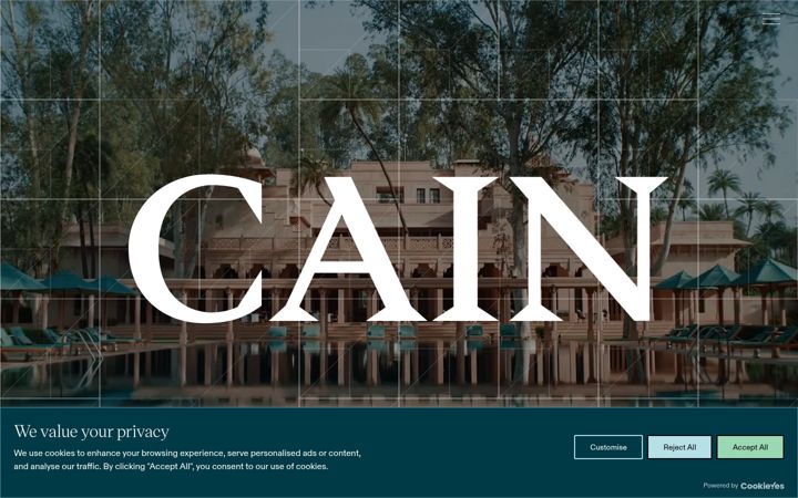 Screenshot of cainint.com
