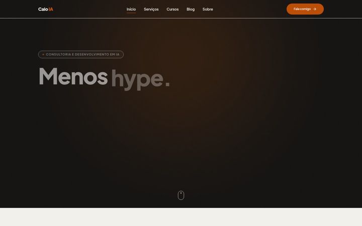 Screenshot of caioia.com