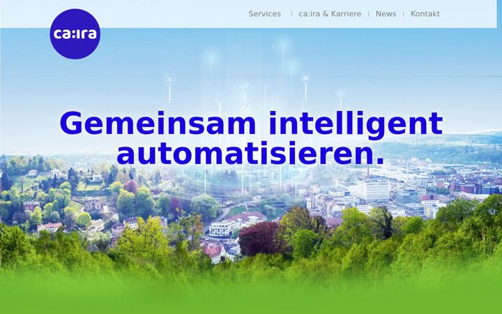 Screenshot of caira.de