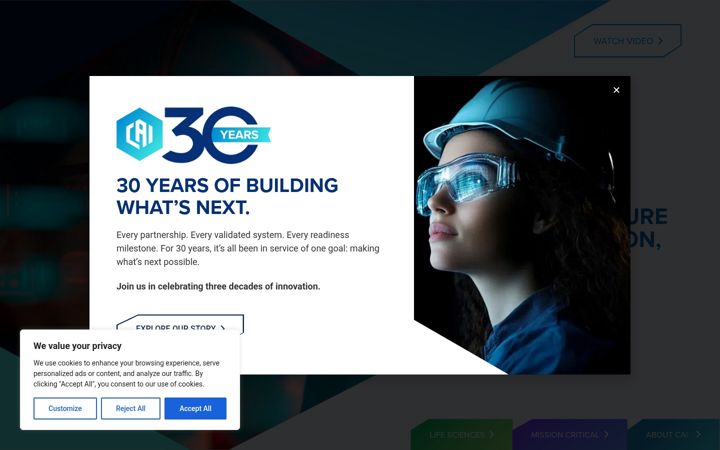 Screenshot of caiready.com