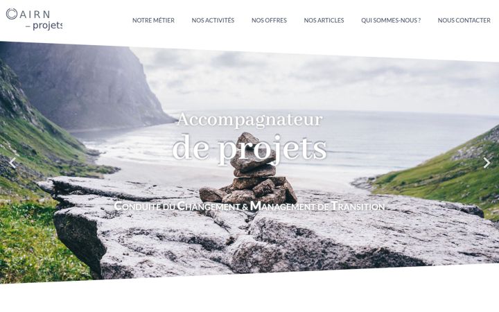 Screenshot of cairn-projets.fr