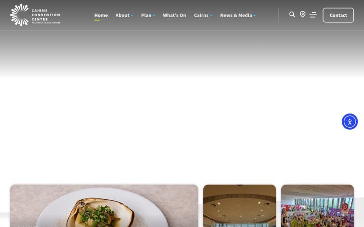 Screenshot of cairnsconvention.com.au