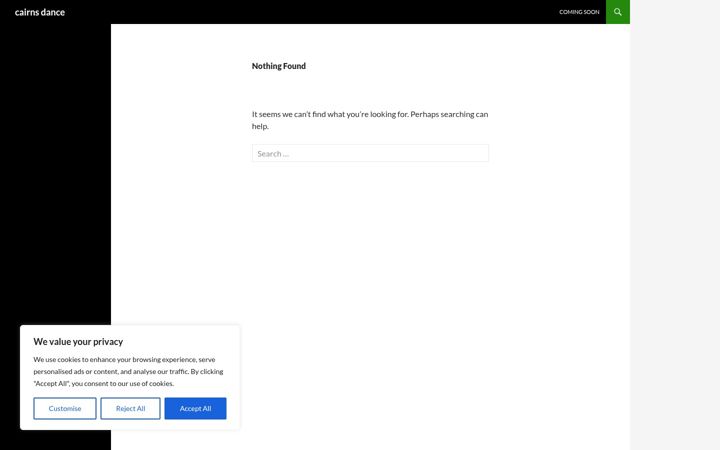 Screenshot of cairnsdance.com