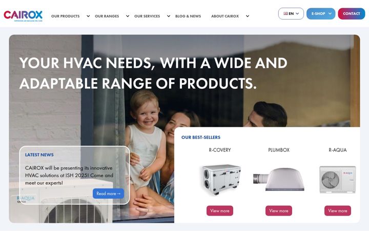 Screenshot of cairox.com